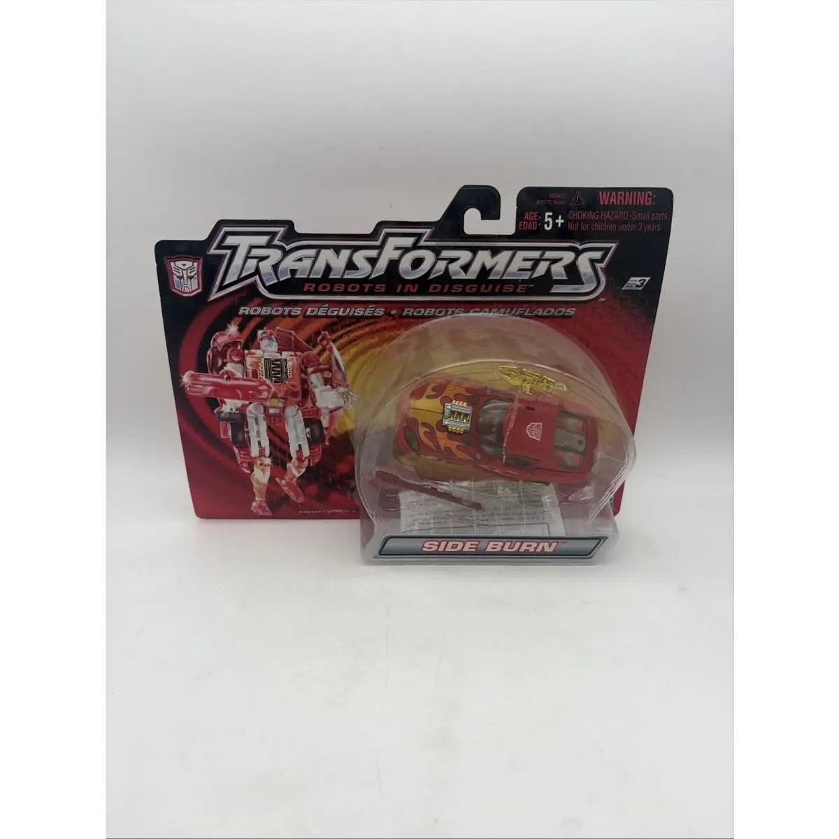 Hasbro Transformers Robots In Disguise Series 2001 Rid Side Burn Red Ver. Mosc