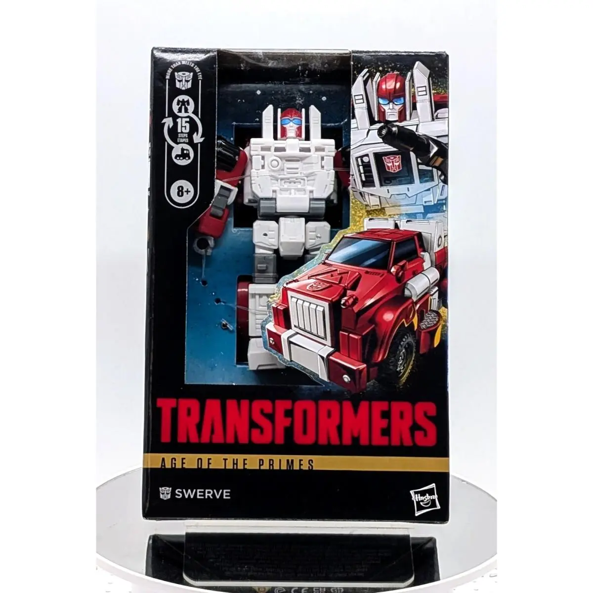Hasbro/takara Tomy Transformers Deluxe Class Age of The Primes Autobot Swerve