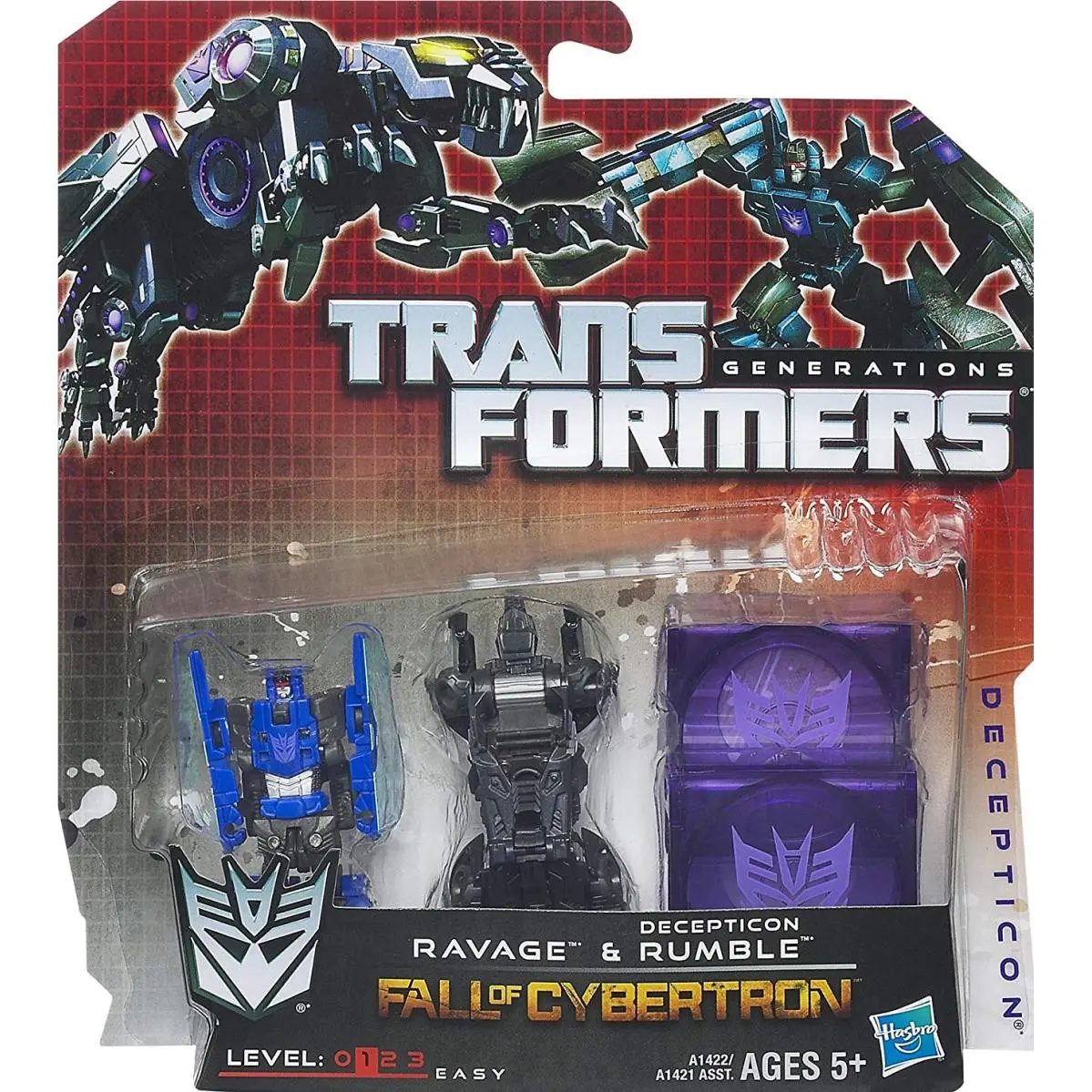 Transformers Fall of Cybertron Rumble Ravage Set