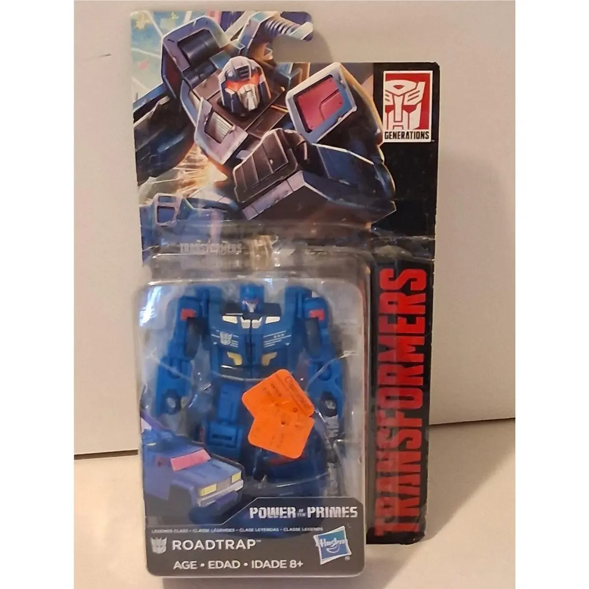 Transfomers Potp Roadtrap Mosc Alcemist Card Creased Backer See Description