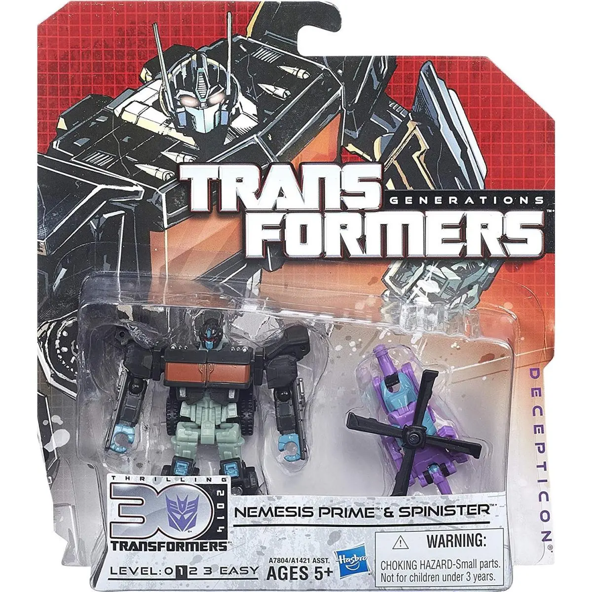 Transformers Nemesis Prime Spinister Legends Class
