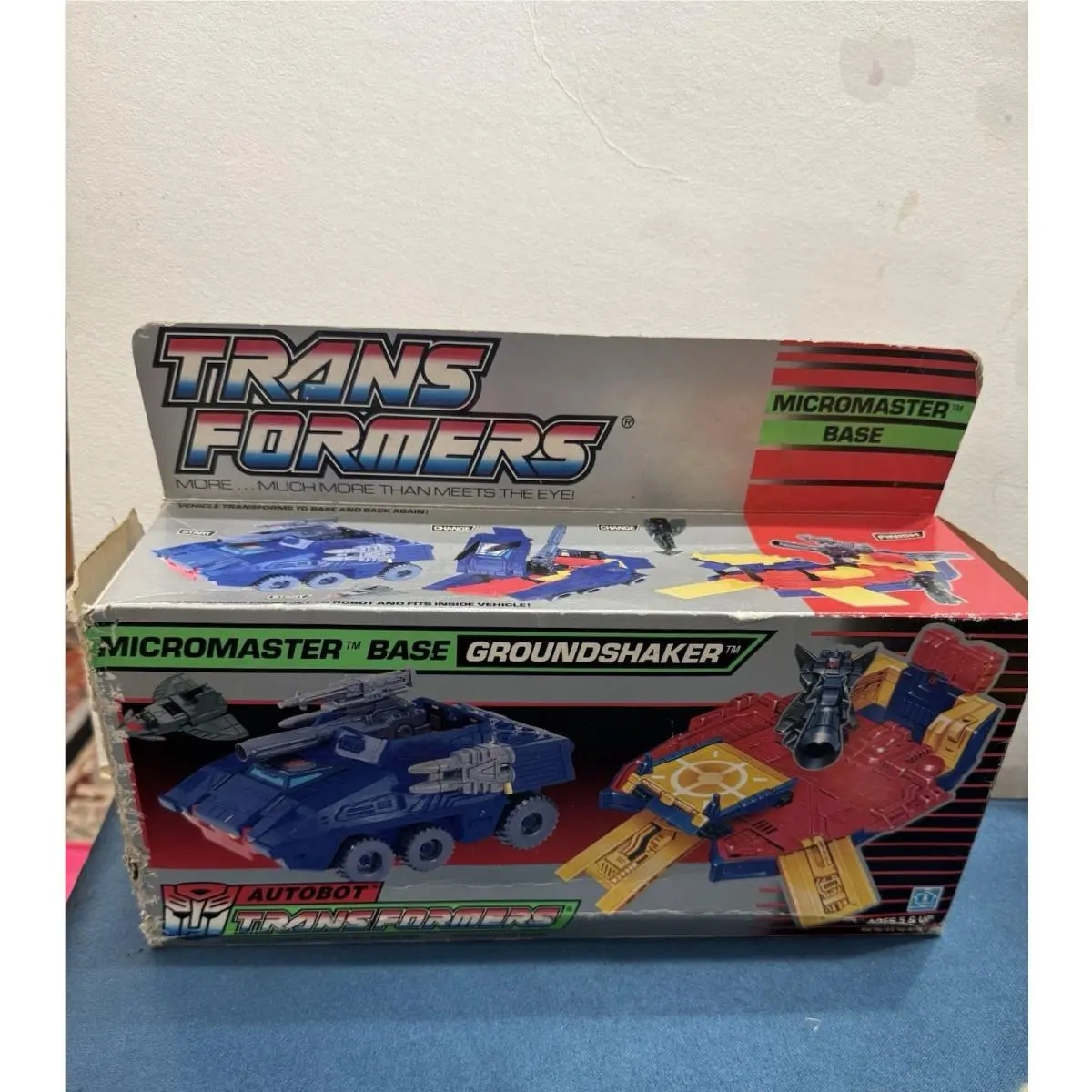 Groundshaker Micromaster G1 Transformers 1988 Hasbro Vintage Action Figure Mib