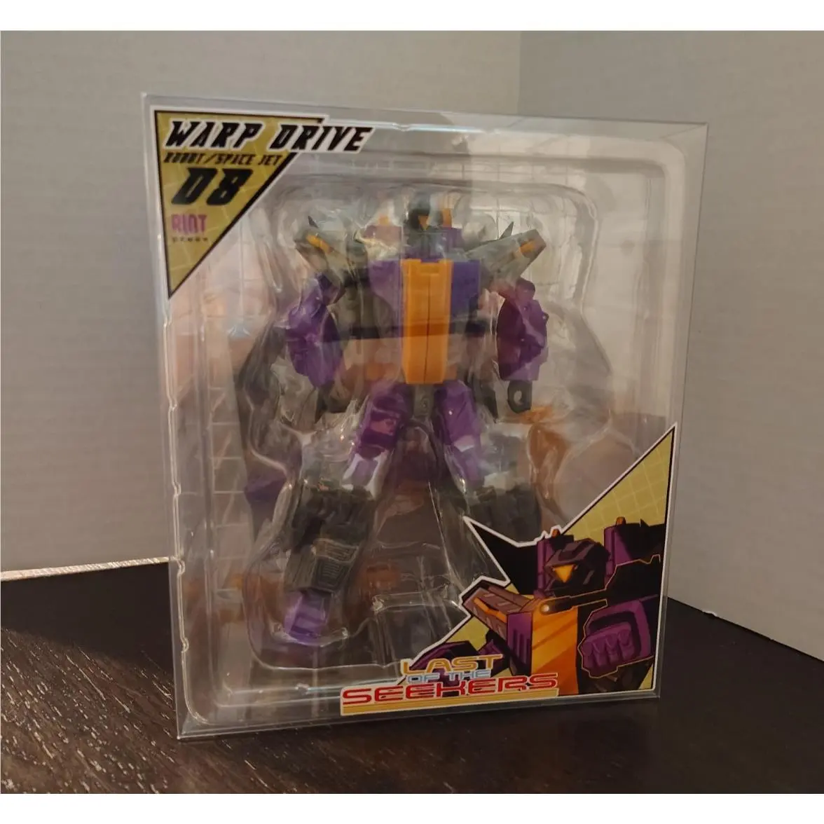 Warp Drive 08 Robot Space Jet Last OF The Seekers Riot Press Toys Mib