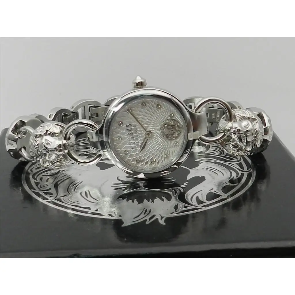 Versus  Women`s Broadwood Lion Link Stainless Steel Bracelet Watch 26mm by Versace