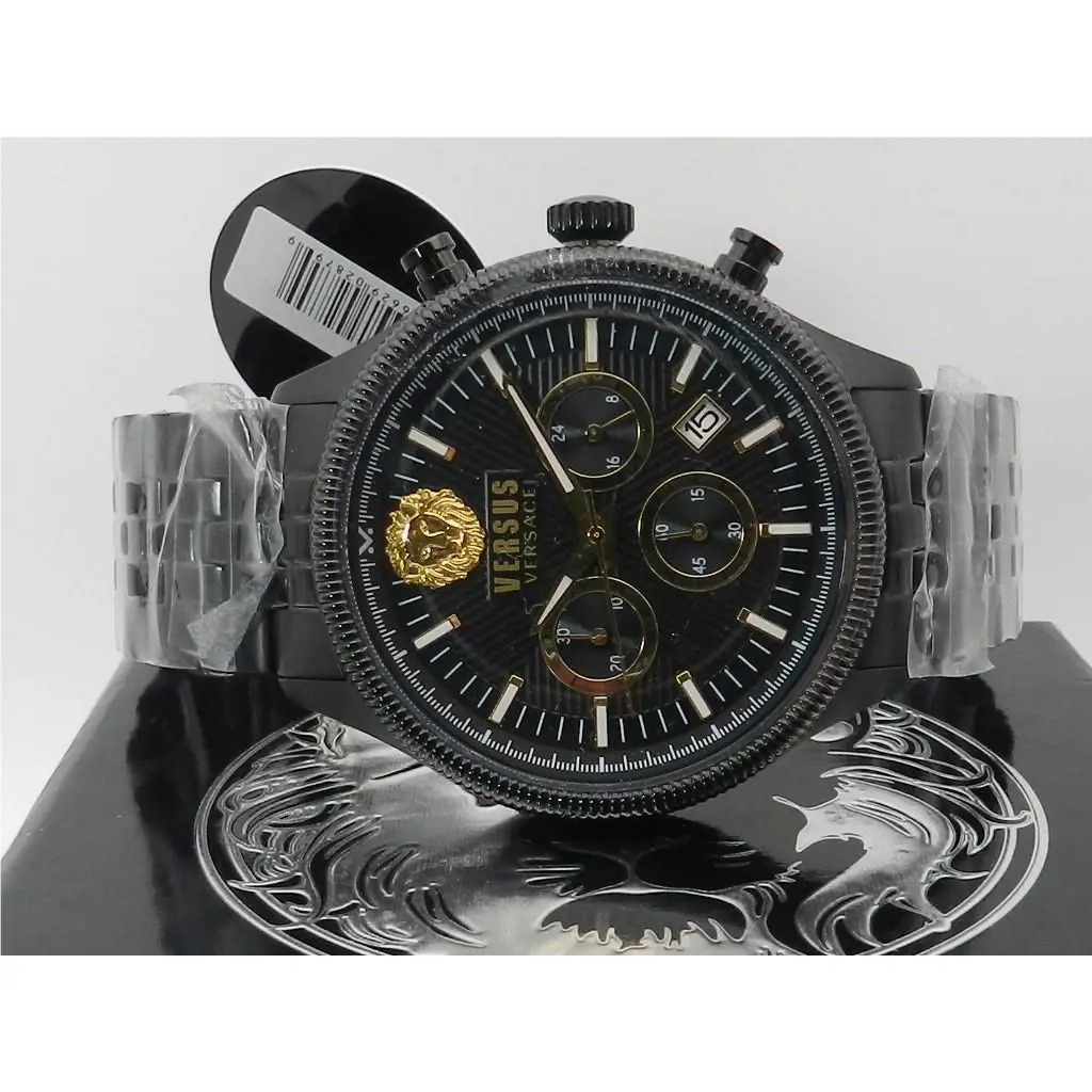 Versus Versace Men`s Chronograph Colonne Stainless Steel Bracelet Watch