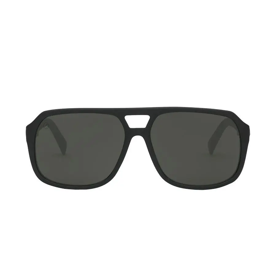 Dude Sunglasses Matte Black Ohm Grey Oversized by Electric