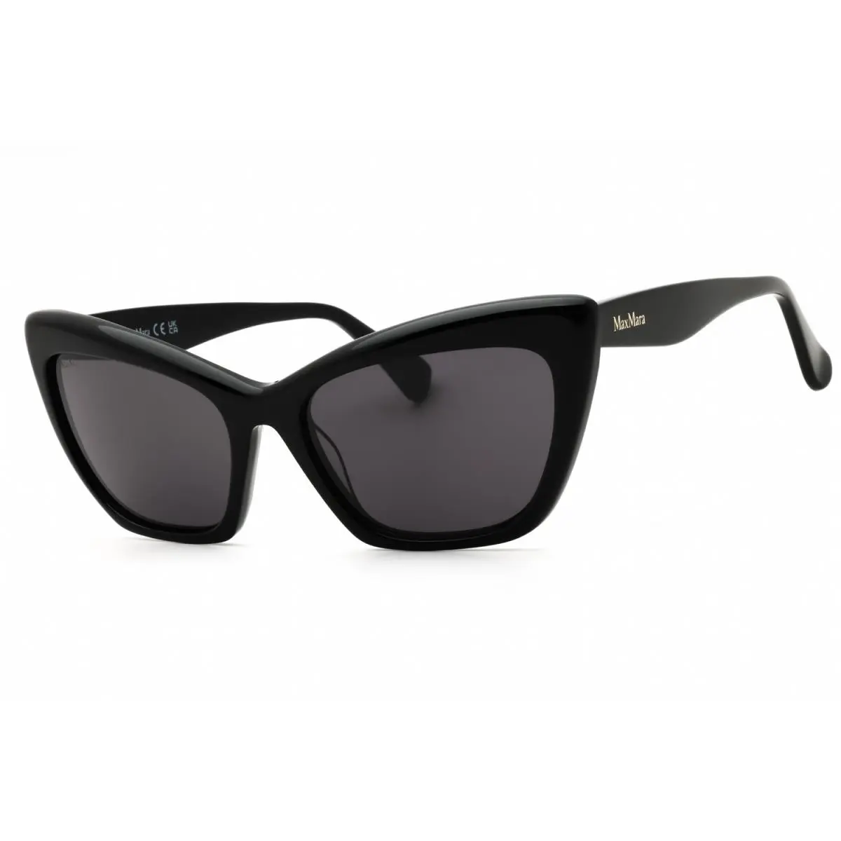 Max Mara MM0063-01A-57 Sunglasses Size 57mm 145mm 18mm Black 889214413291