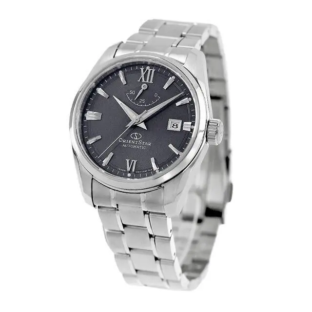 Orient Star Sapphire Crystal Automatic Purple Dial Men`s Watch RK-AU0112V