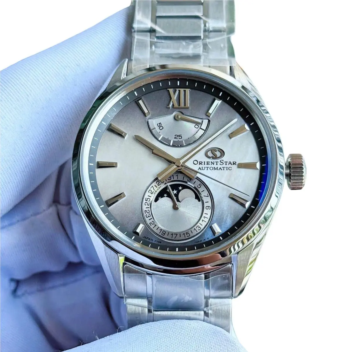 Orient Star Limited Edition Automatic Moonphase Sapphire Men`s Watch RK-AY0201A