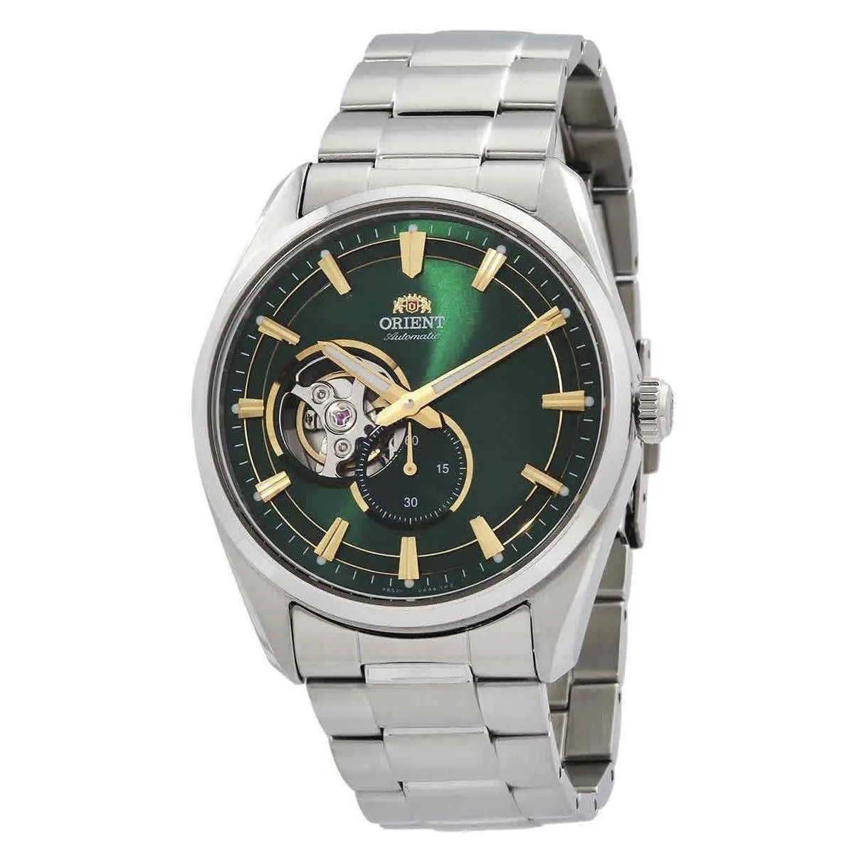 Contemporary Green Dial Dress Automatic RA-AR0008E10B Men`s Watch by Orient