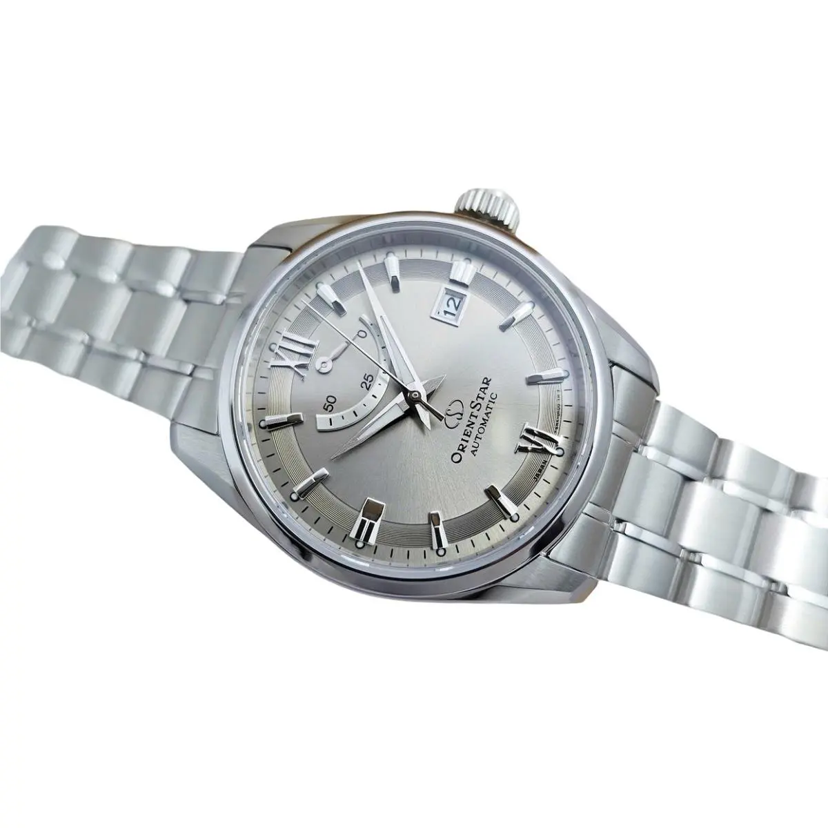 Star Sapphire Crystal Automatic RK-AU0110N Gray Dial Men`s Watch by Orient