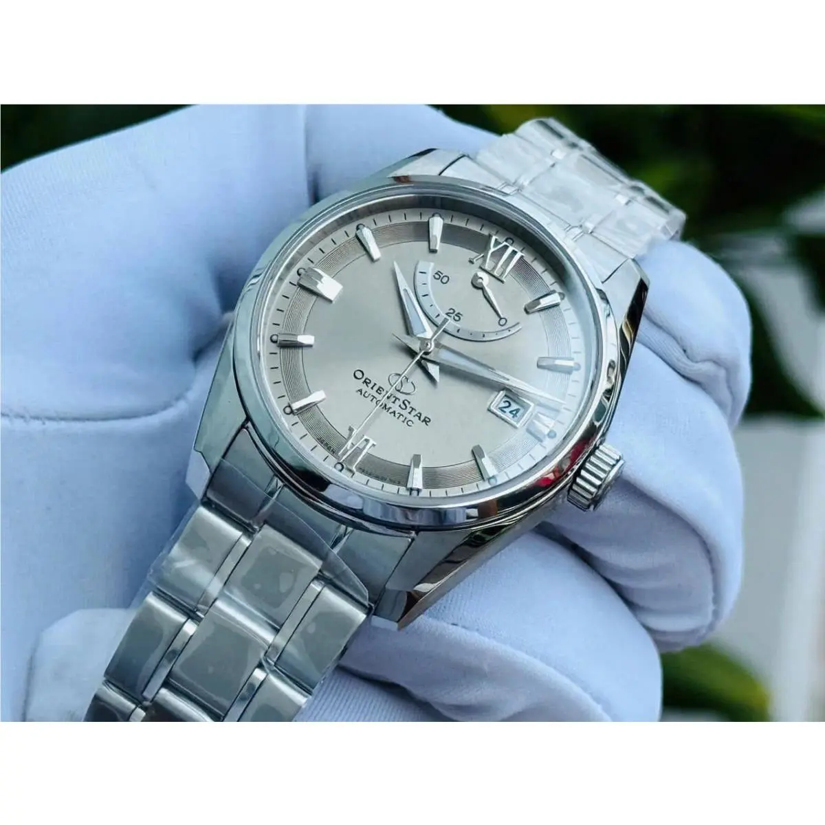 Orient Star RK-AU0110N Sapphire Crystal Automatic Gray Dial Men`s Watch
