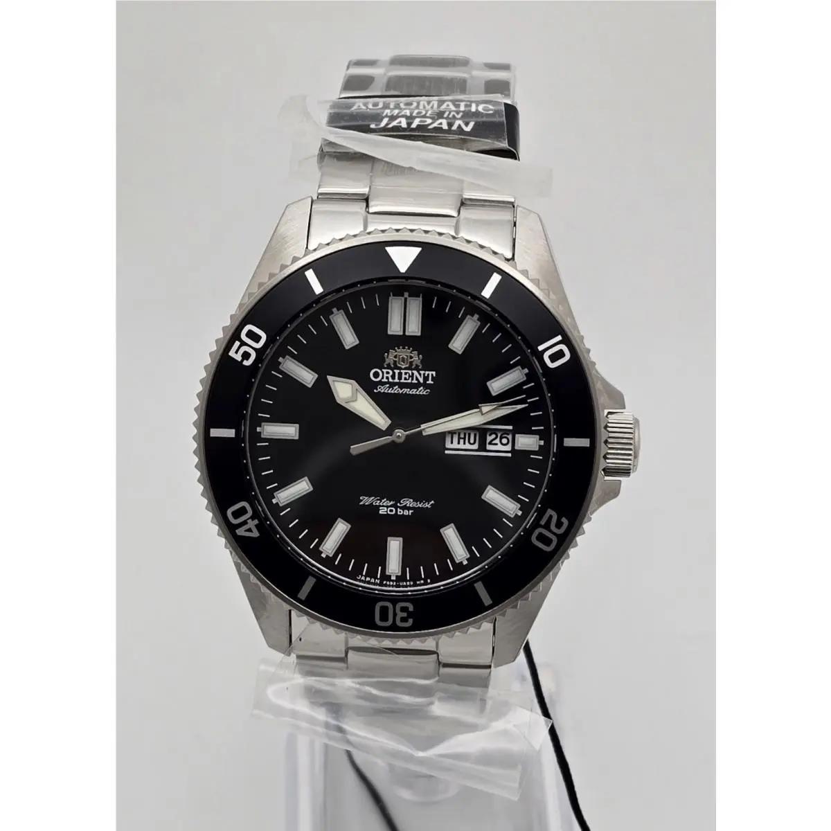 Orient Sports RN-AA0006B Automatic 200m Diver Men`s Watch - Japan Made