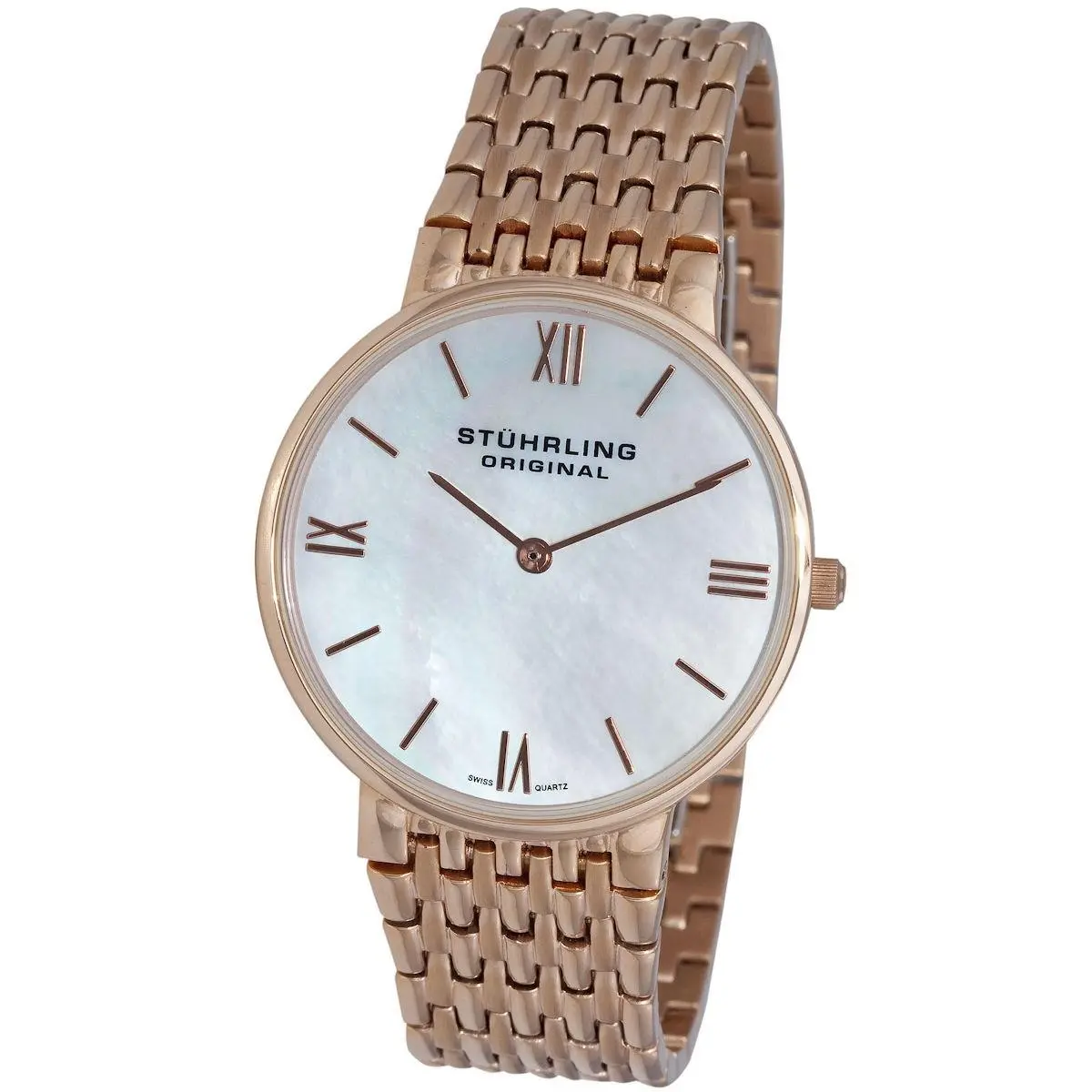 Stuhrling 508.11447 Slim Meydan Concourse Classique Mop Rose Tone Womens Watch by Stührling