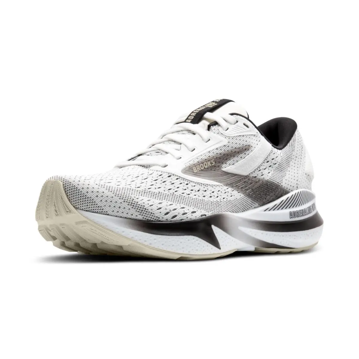 Brooks Men’s Adrenaline Gts 24 Supportive Running Shoe - White/black/pelican