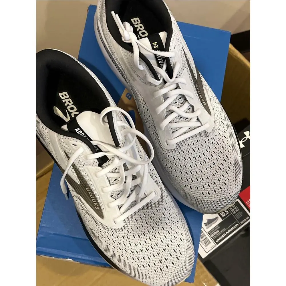 Brooks shoes - 1104371D126.130 - 1104371D126130 - White/Black/Pelican 6