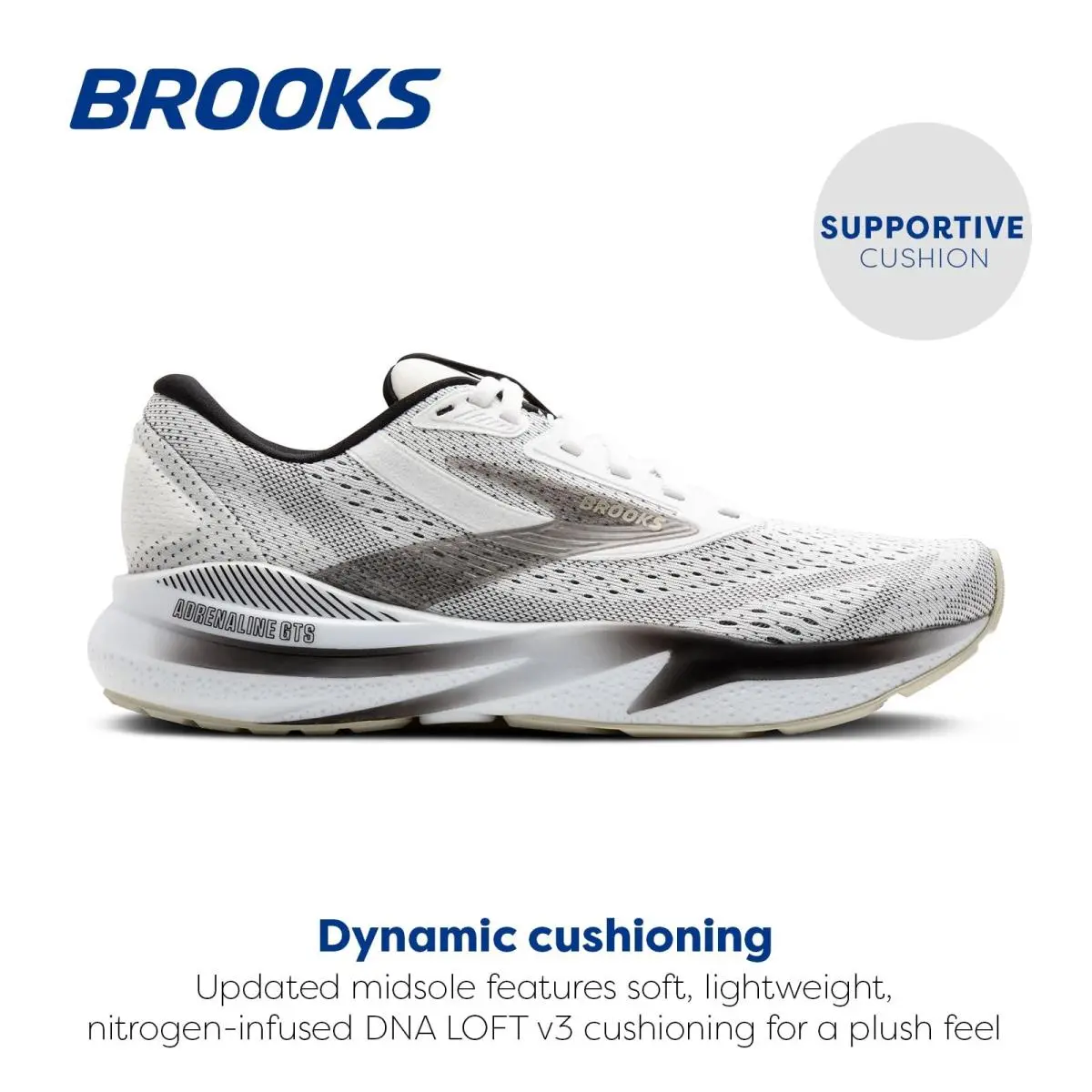 Brooks shoes - 1104371D126.130 - 1104371D126130 - White/Black/Pelican 10