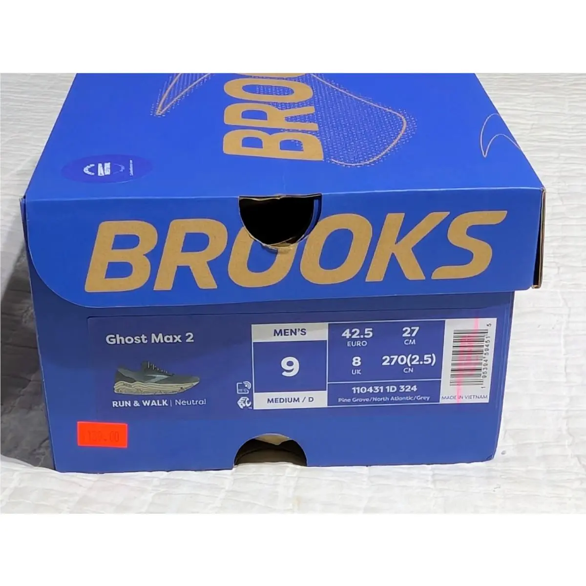 Brooks shoes - Brooks Ghost Max 2 - Ghost Max - 1104311D324 - Green 12