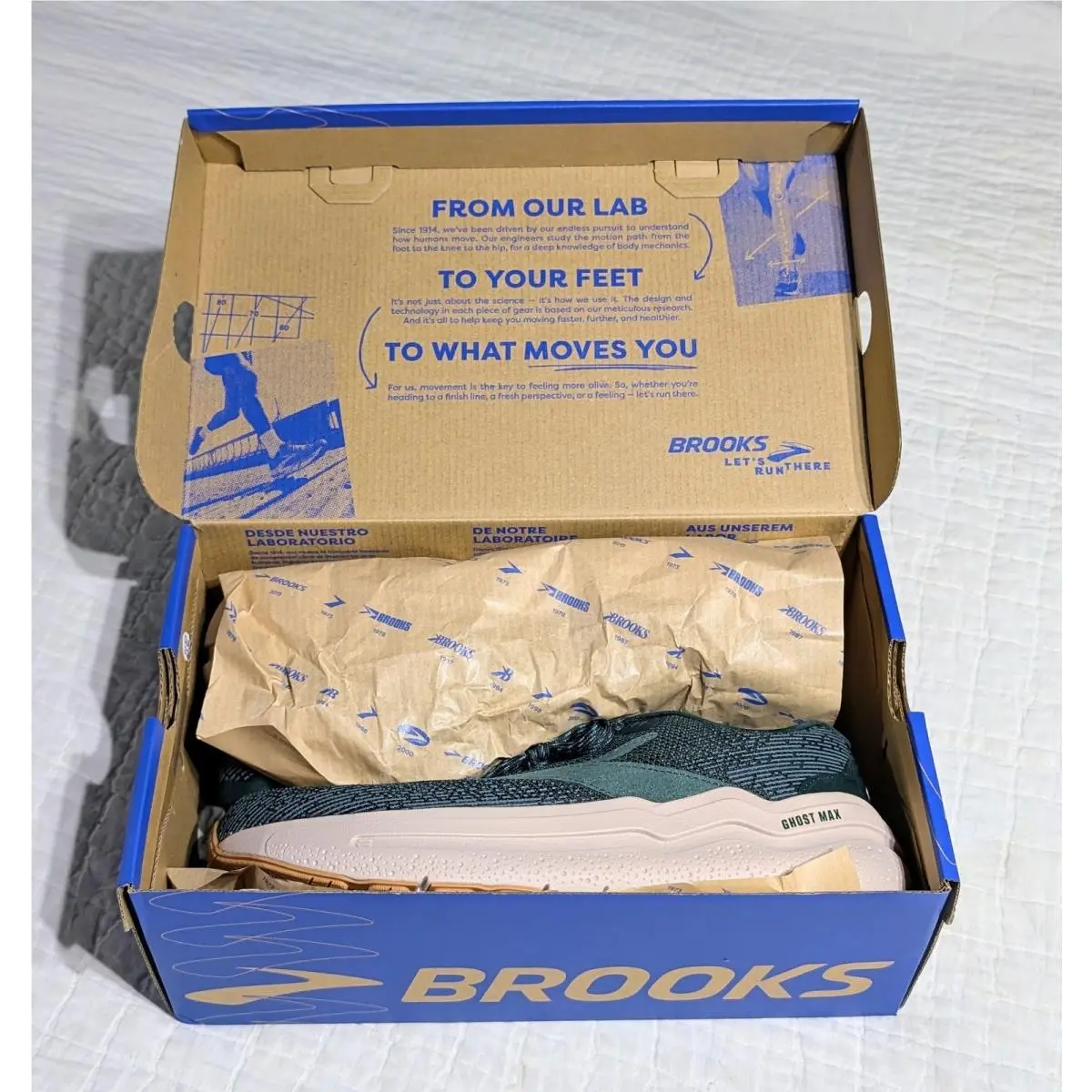 Brooks shoes - Brooks Ghost Max 2 - Ghost Max - 1104311D324 - Green 13