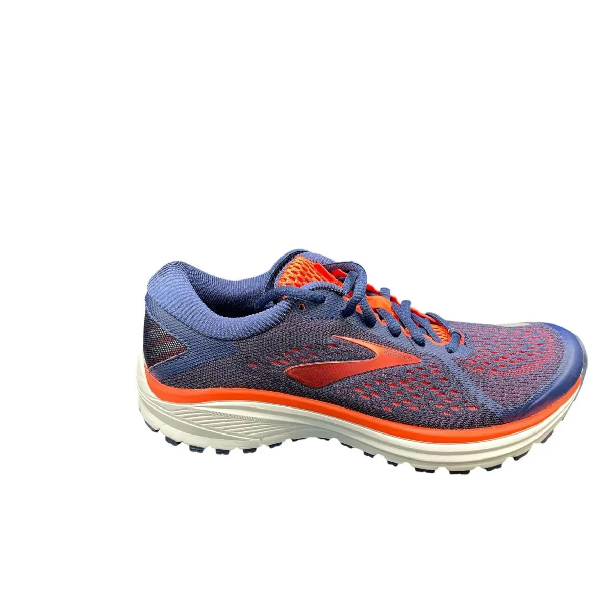 Brooks Women Running Sneaker 120270 1B 438 Aduro 6 Blue Coral White Size 7 B