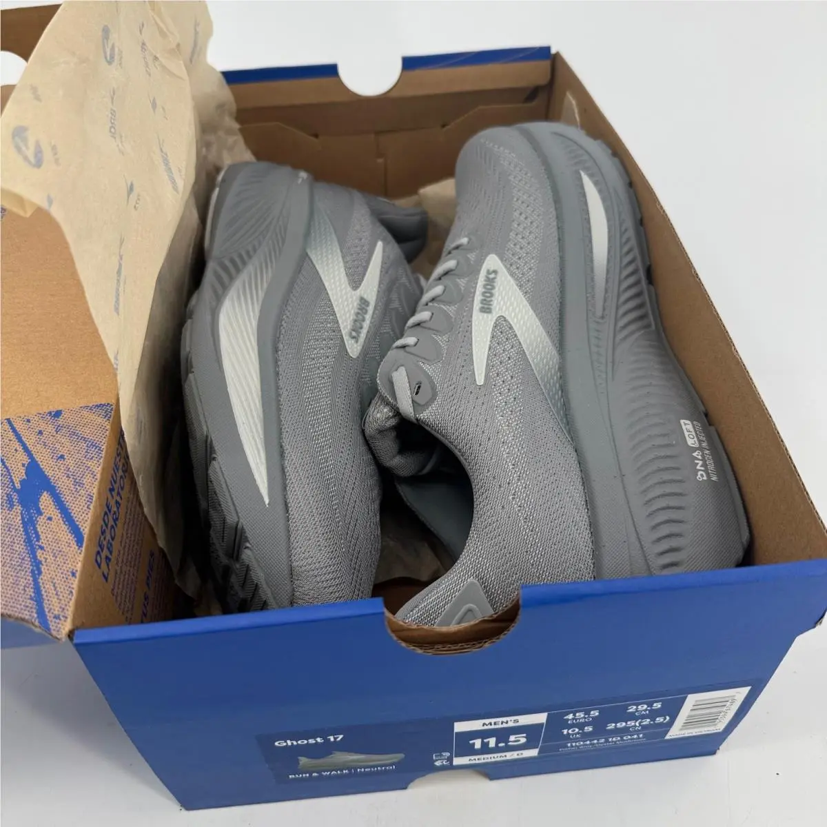 Brooks shoes - Brooks Ghost 17 - Ghost - Gray 3