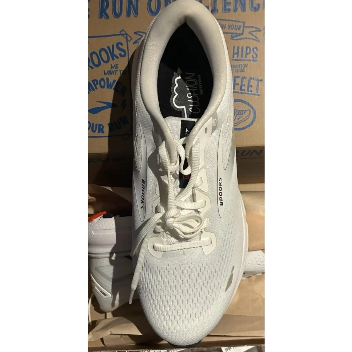 Brooks shoes - Brooks Ghost 15 - Ghost - White 2