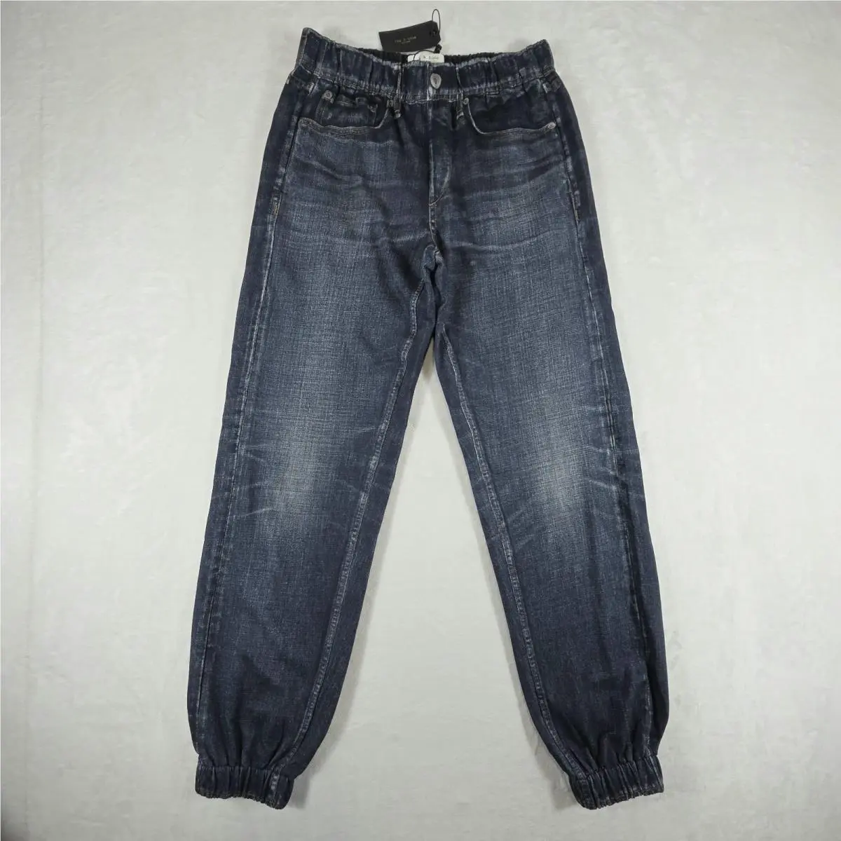 Rag Bone Miramar Jogger Cotton Terry Sweatpants in Merest Blue Size Small