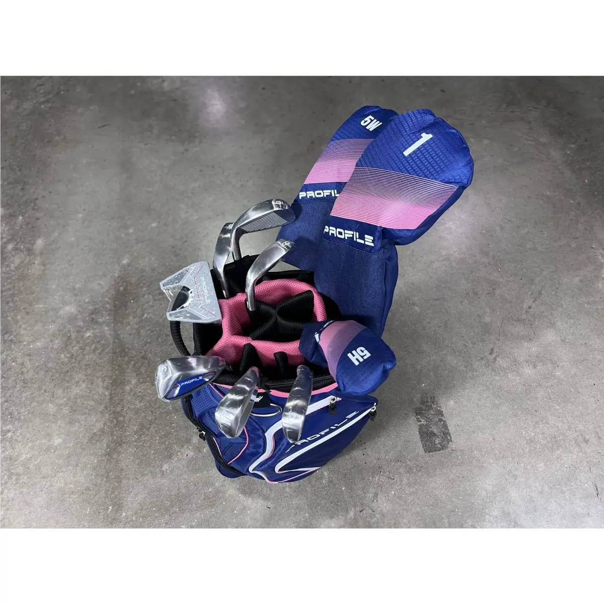 Wilson 2025 Profile Club Set Driver 5W 5H-6-PW+SW Putter Ladies Womens RH Bag