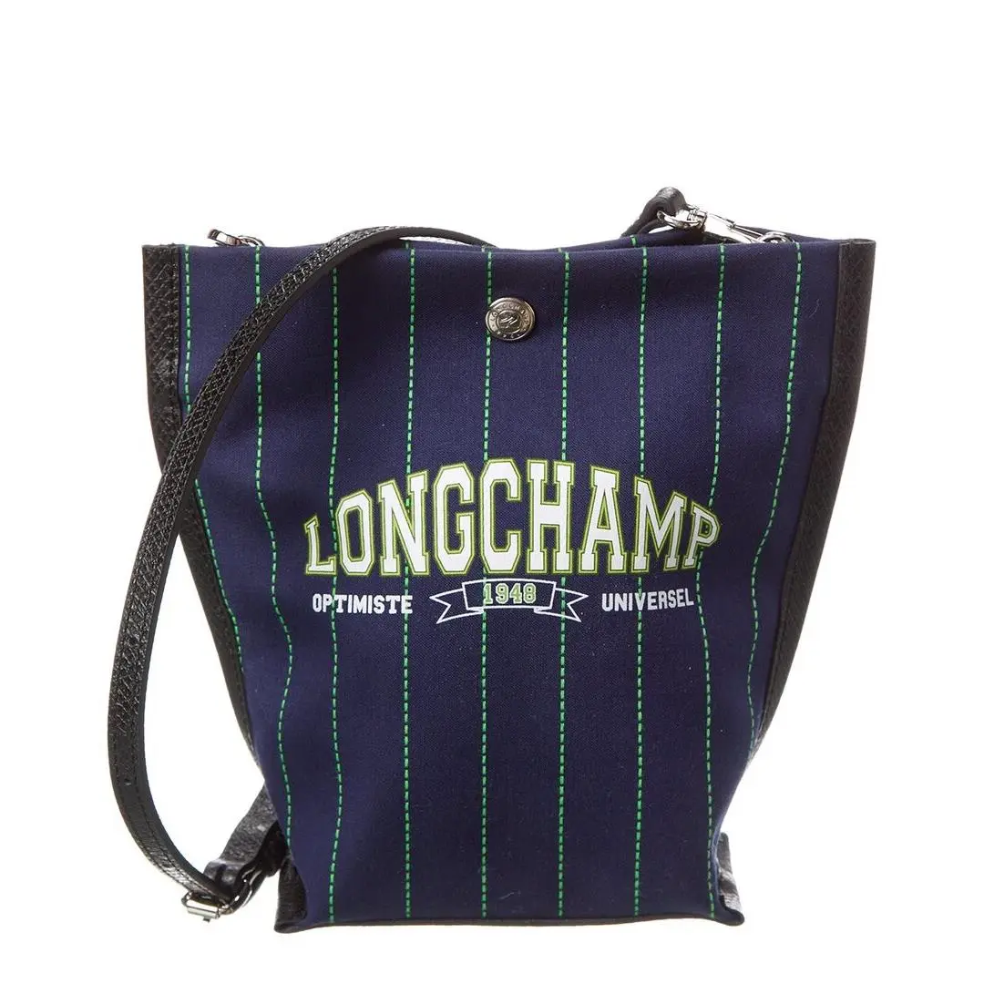 Longchamp Essential Extra Small Canvas Crossbody Bag Women`s Blue