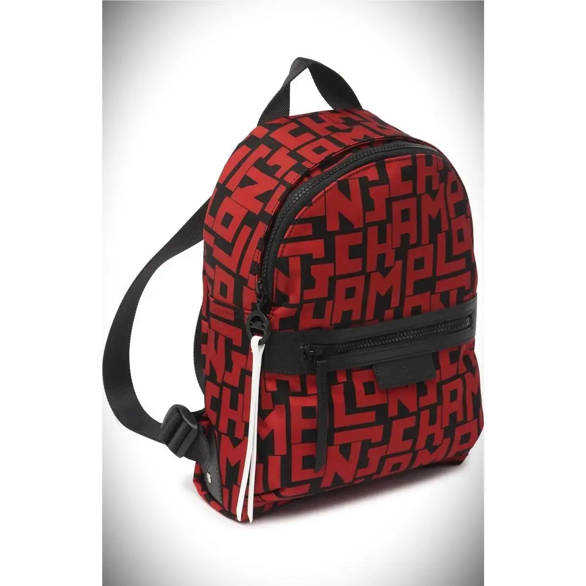 Longchamp Le Pliage Textile Trimmed with Cowhide Leather Small Backpack
