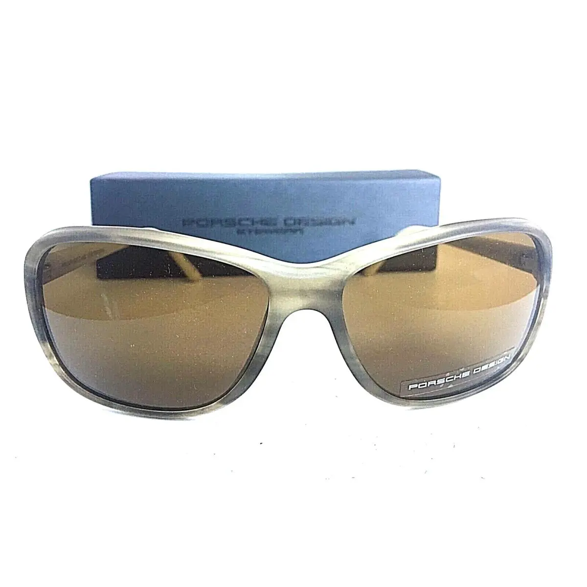 Porsche Design P 8558 D 59mm Rx Gray Havana Men`s Sunglasses Frame Italy
