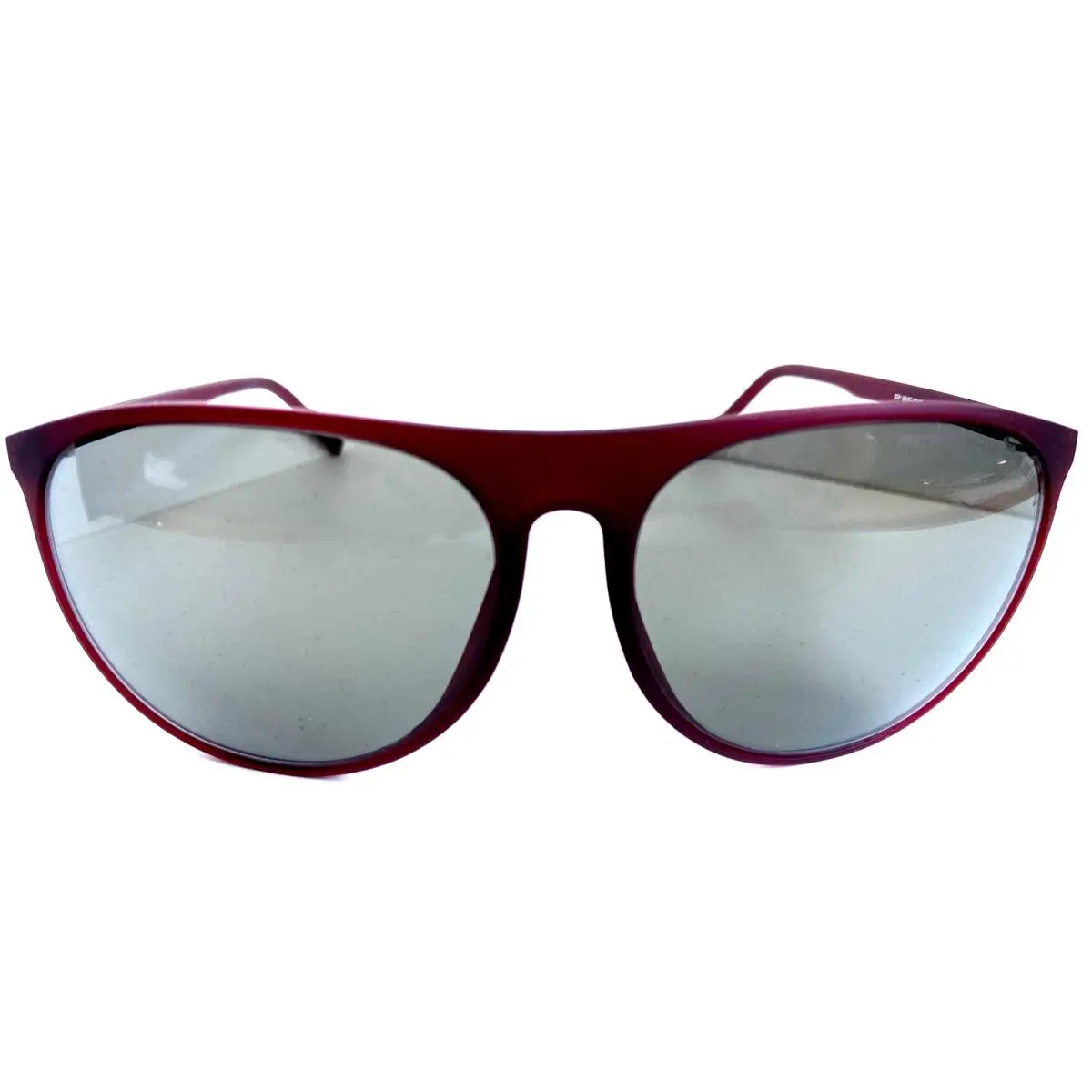 Elegant Porsche Design P 8596 C Oversized 58mm Burgundy Women`s Sunglasses - Red, Frame: Burgundy, Lens: Black