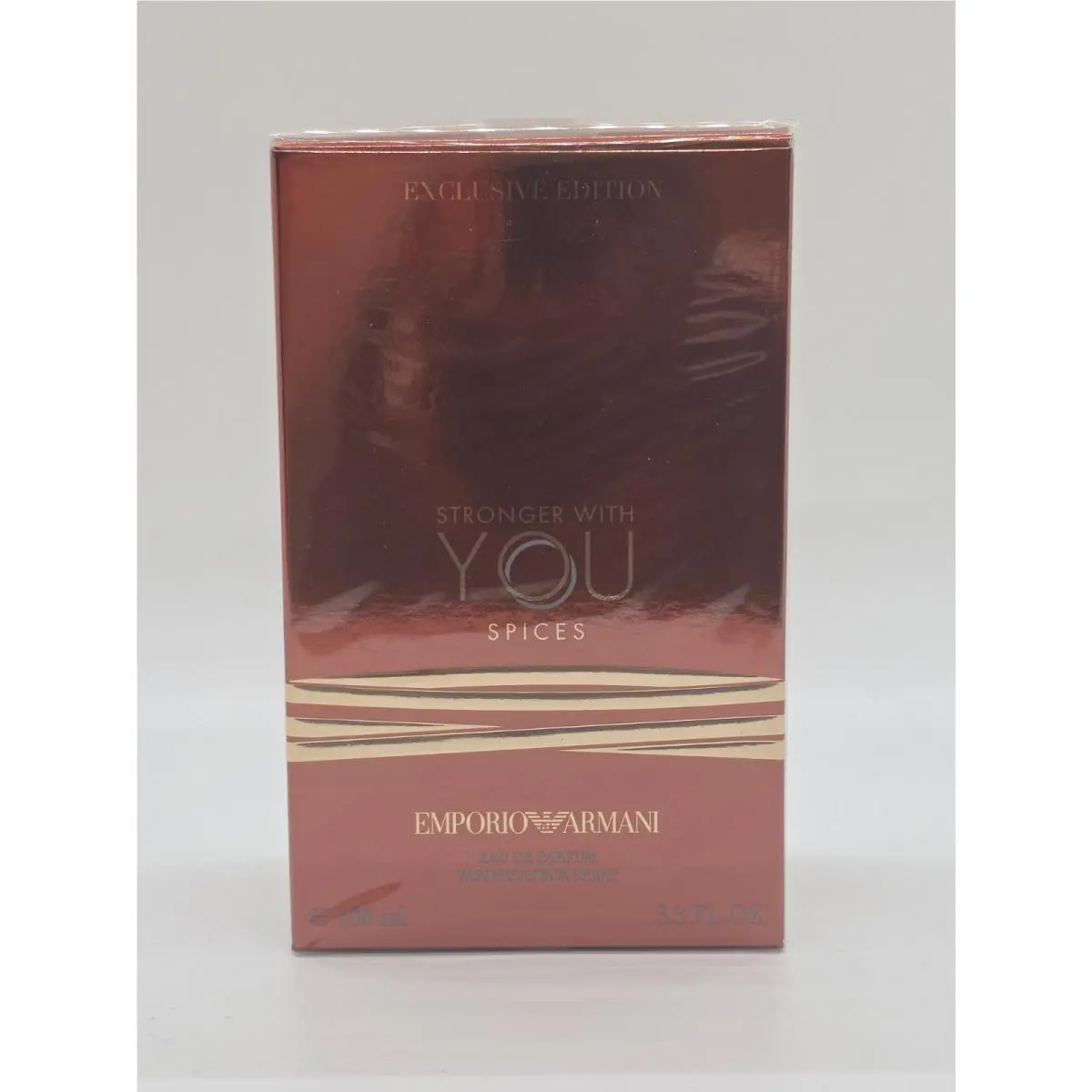 Giorgio Armani Stronger with You Spices 3.3/3.4 oz Eau De Parfum 100 ml Men