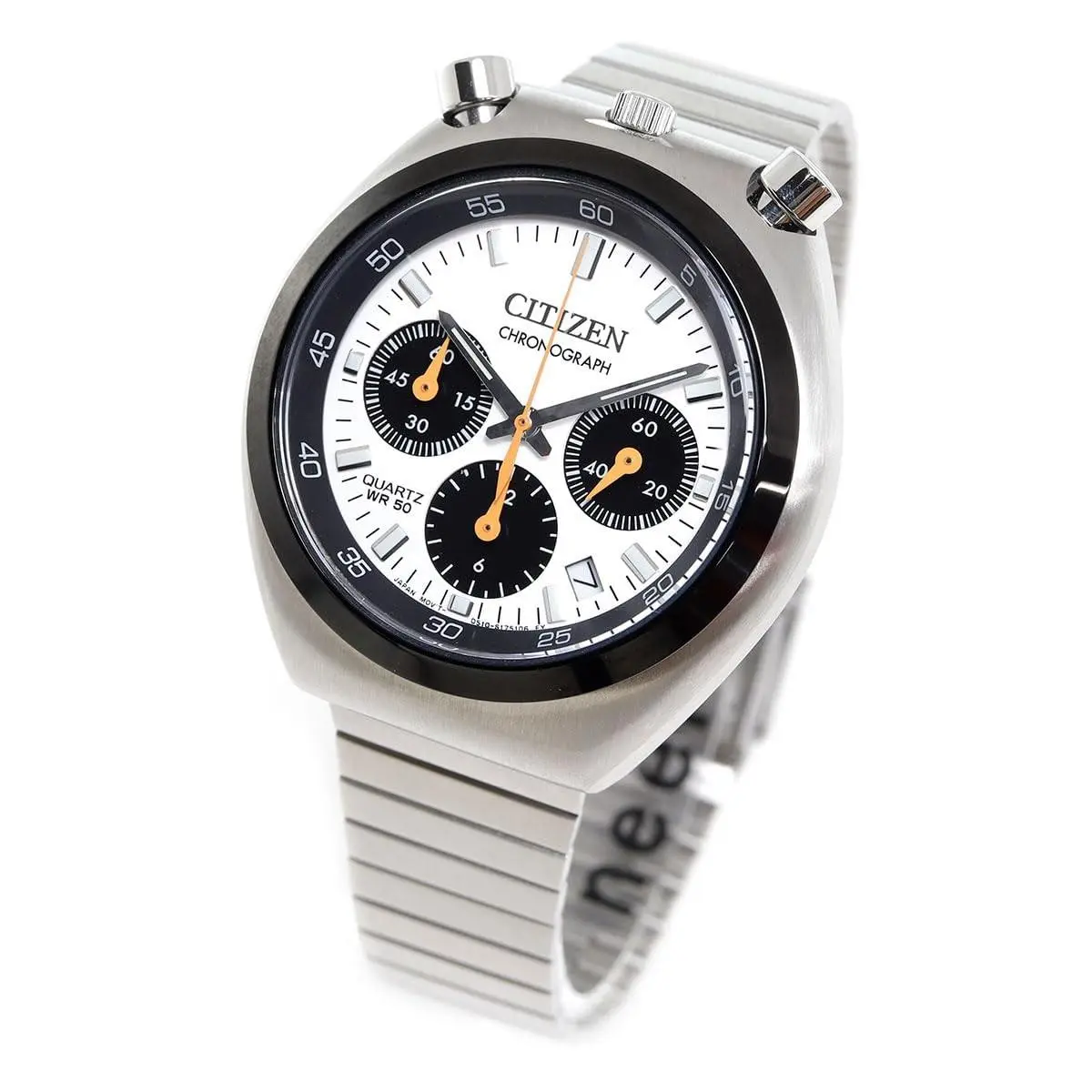 Citizen AN3660-81A Tsuno Chrono Bullhead Panda Dial Watch Jdm