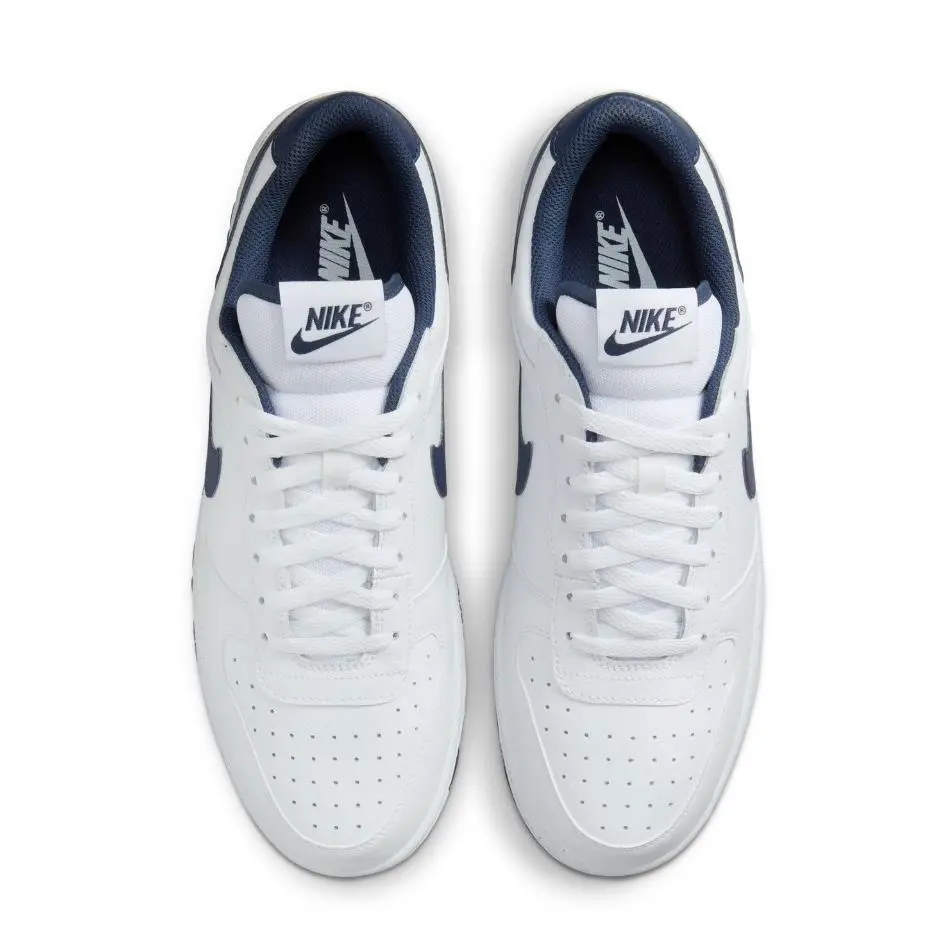 Nike shoes - Nike Big Nike - Big - 355152-140 - White/Midnight Navy (UPC: 091201858187) 2
