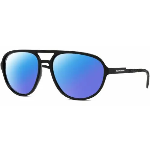 Dolce Gabbana DG6150 Mens Pilot Designer Polarized Sunglasses Black 60mm 4 Opt