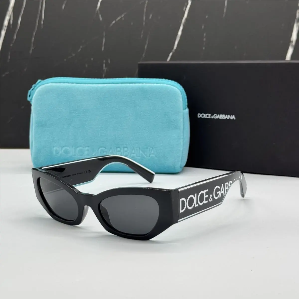 Dolce Gabbana DG6186 501/87 Black Cat Eye Sunglasses