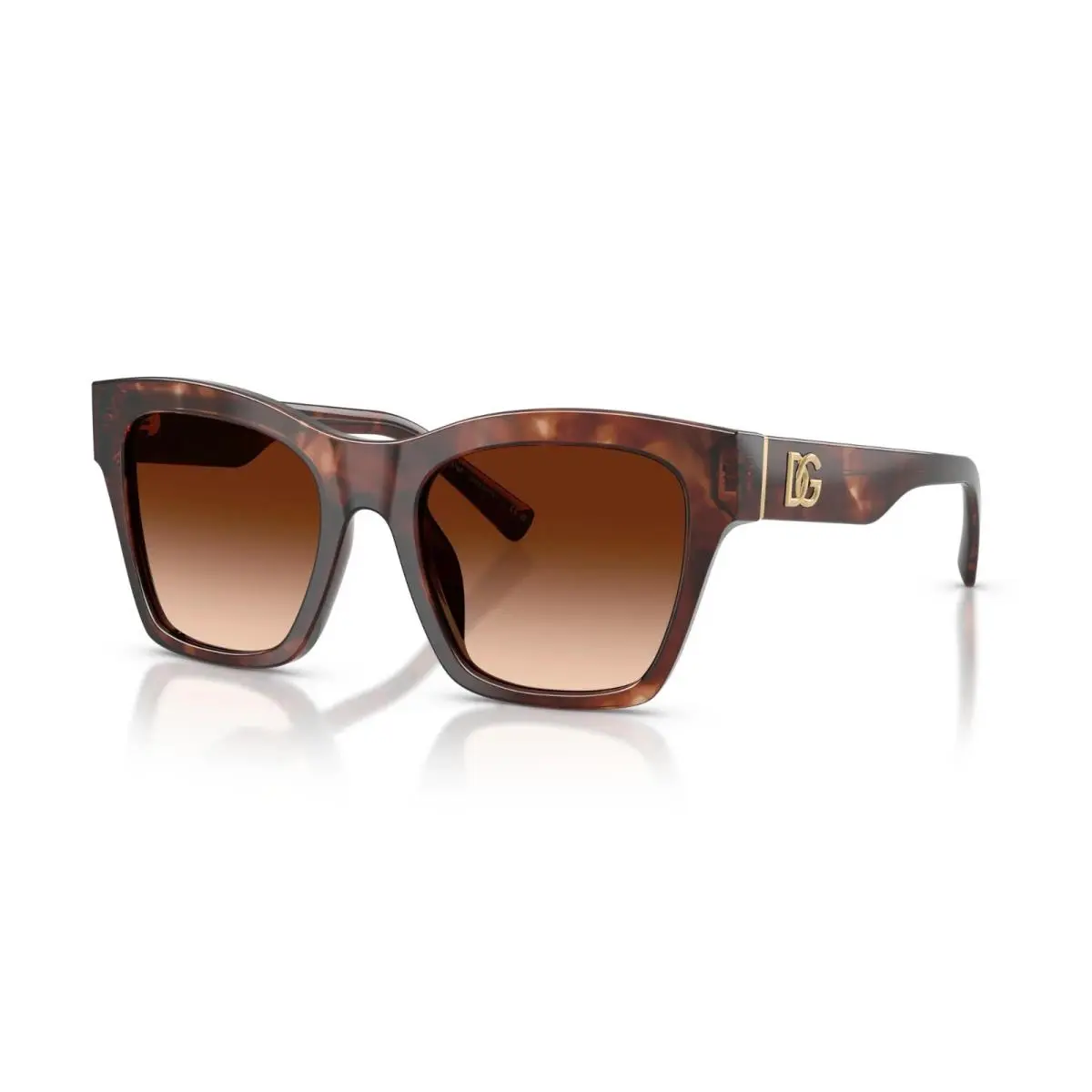 Dolce Gabbana DG 4512 Red Havana/brown Gradient 322274 Sunglasses