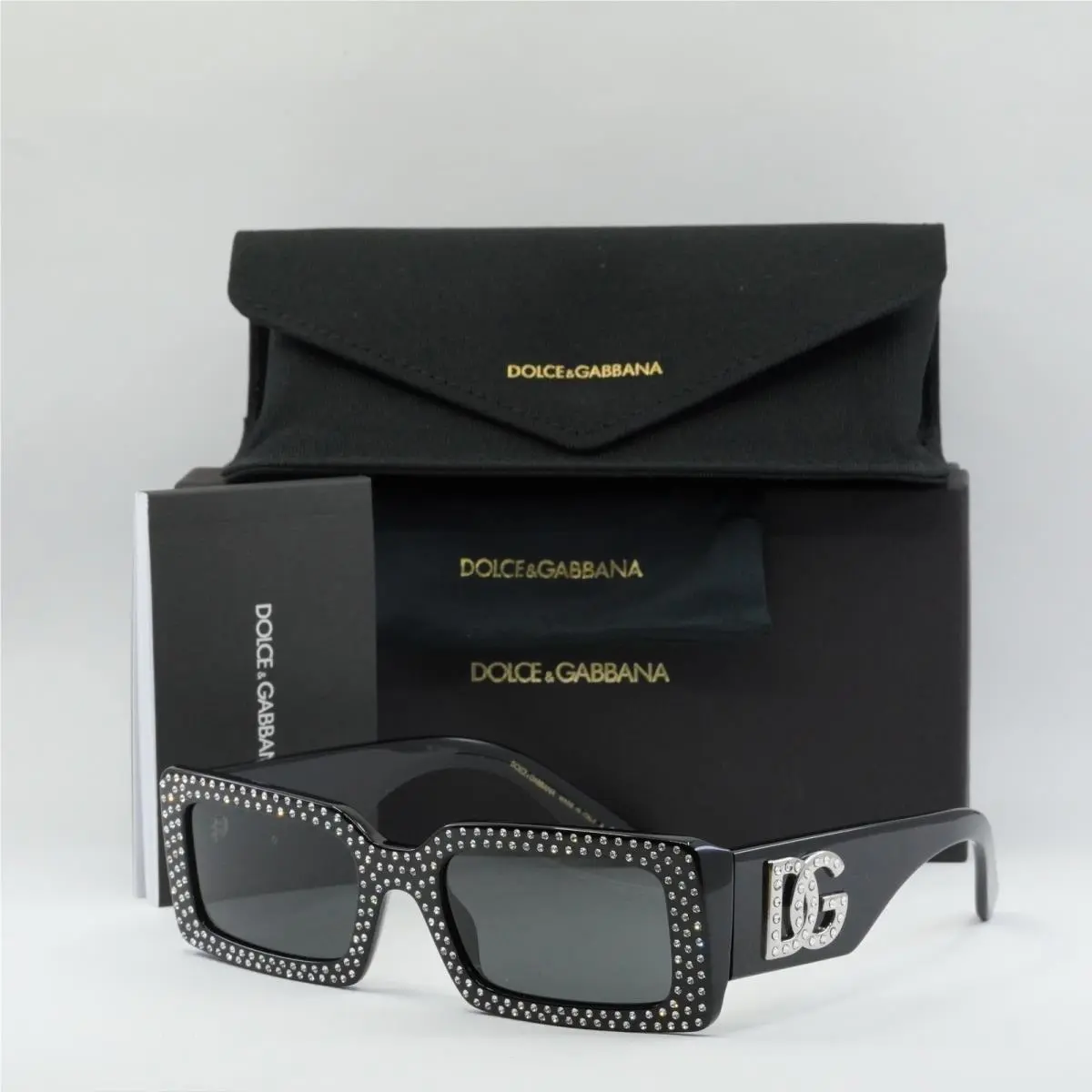 Dolce Gabbana DG4447B 501/87 Black/dark Grey 53-20-140 Sunglasses