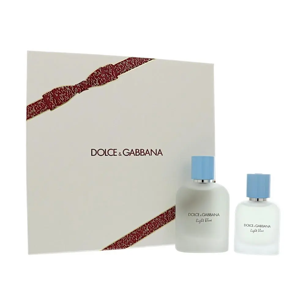 D G Light Blue 2 Pc Gift Set - 3.3Oz Edt Spray 1.7Oz Edt Spray by Dolce