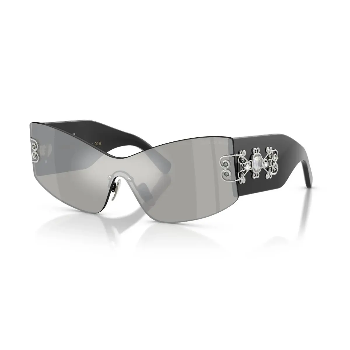 Dolce Gabbana DG 4526B Black/grey Silver Mirrored 501/6G Sunglasses