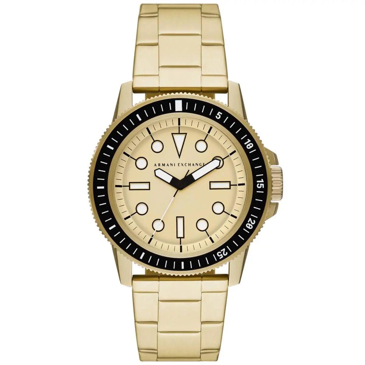 Men`s Classic Gold Dial Watch - AX1854 by Armani Exchange