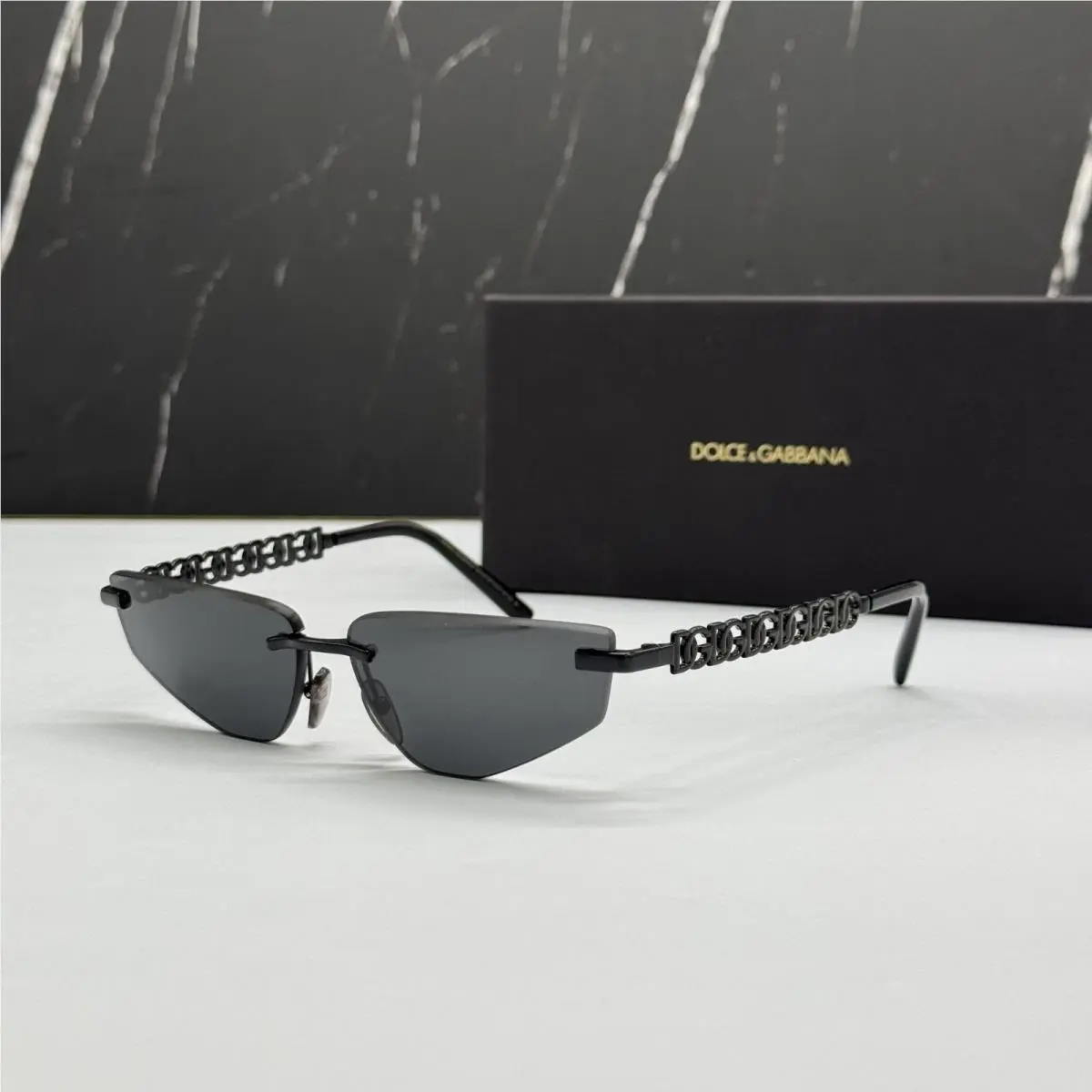 Dolce Gabbana DG2301 01/87 Black Women Sunglasses