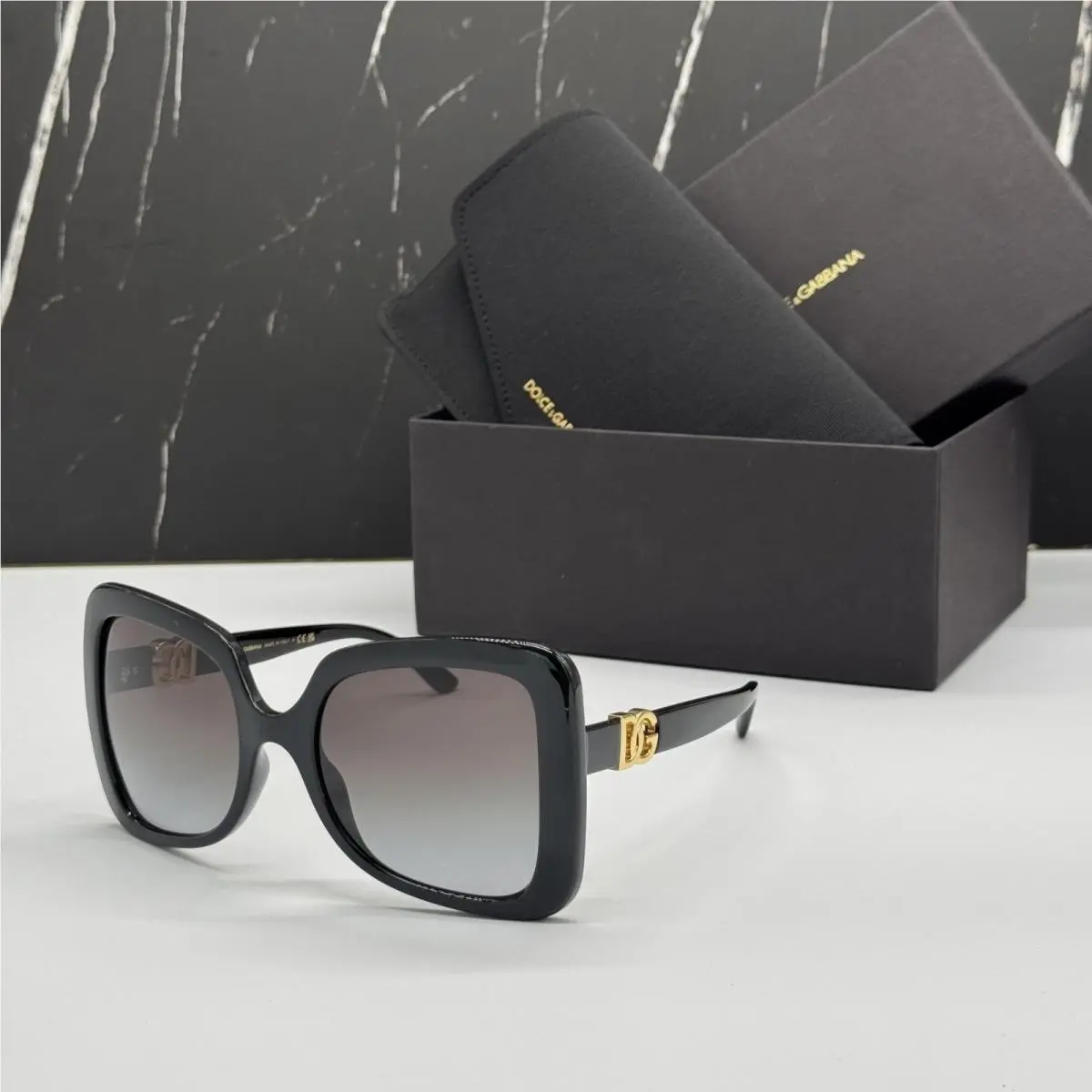 Dolce Gabbana DG6193U 501/8G Black Butterfly Sunglasses