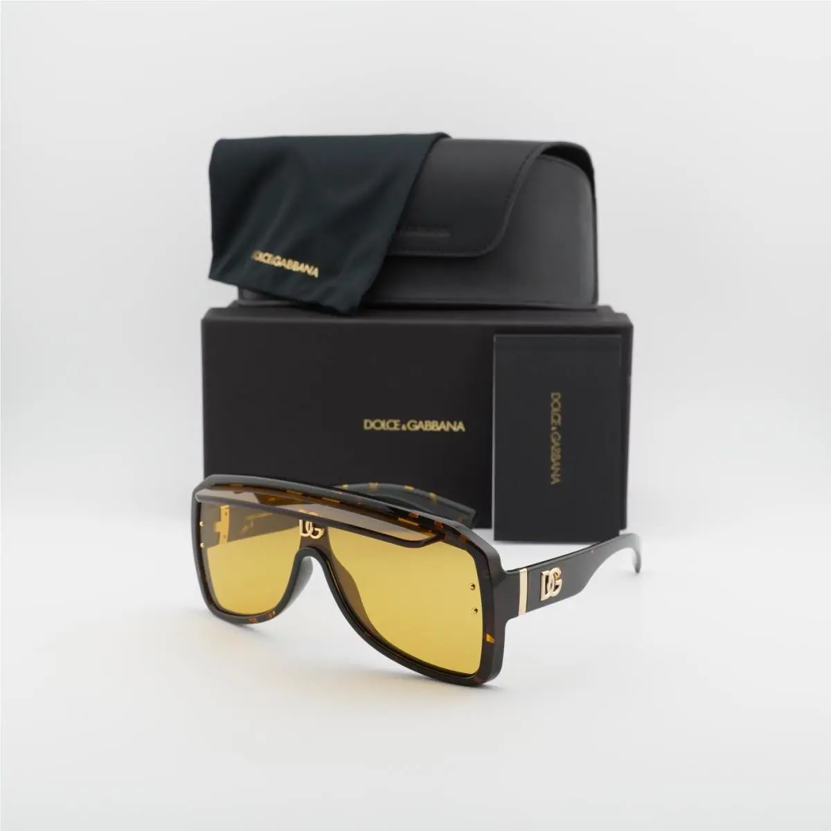 Dolce Gabbana DG6205 612/85 Yellow Havana/yellow 0-0-145 Sunglasses
