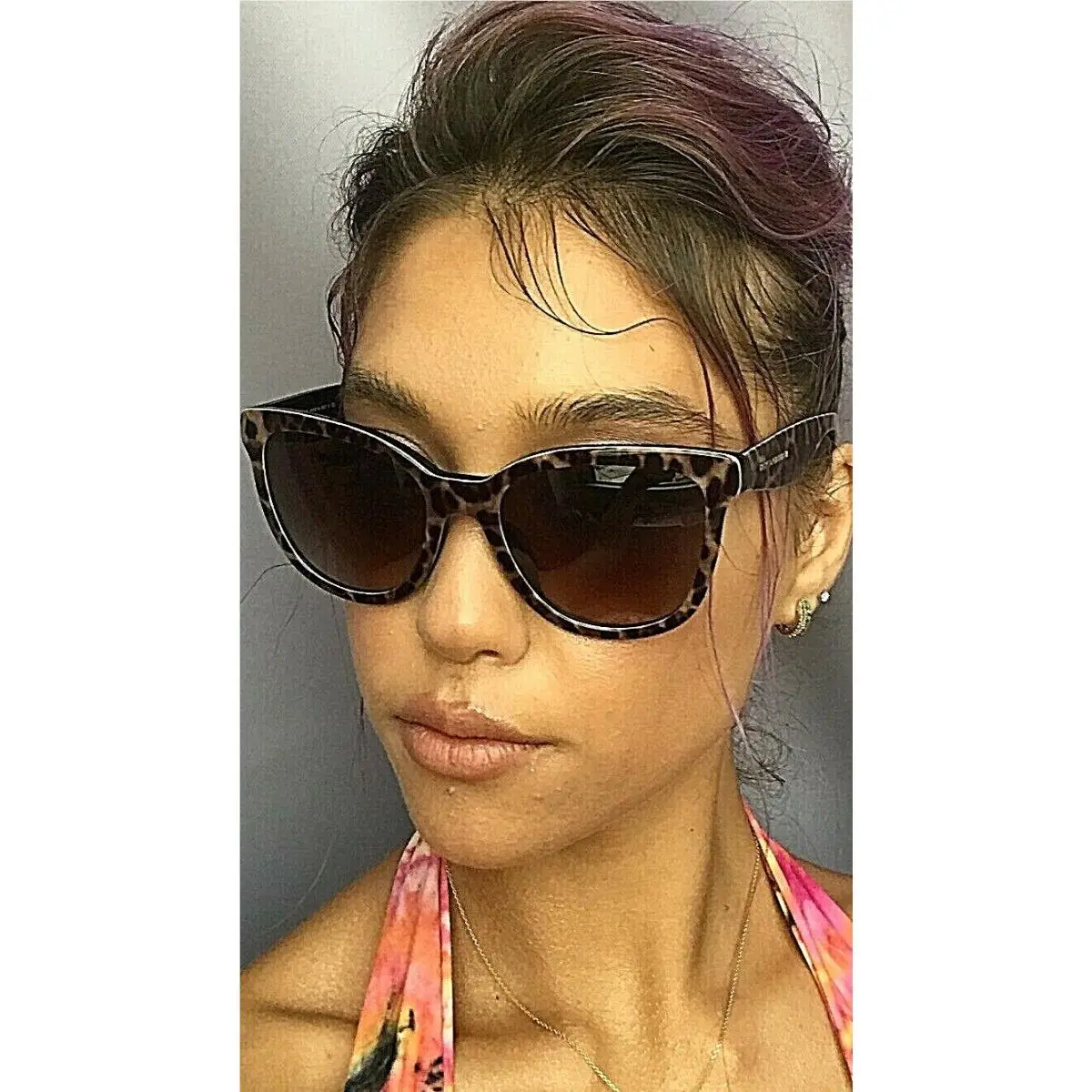 Dolce Dolce & Gabbana DG 4190-A 1995/13 Gabbana DG 4190-A 1995/13 Cat Eye Leopard Retro Women`s Sunglasses