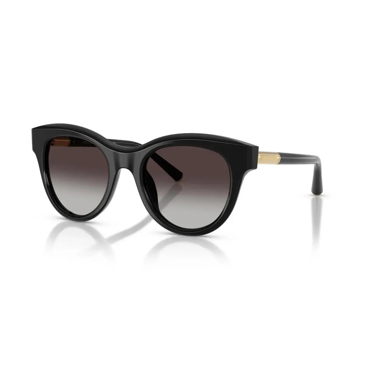 Dolce Gabbana DG 4518 Black and Gold/grey Shaded 501/8G Sunglasses