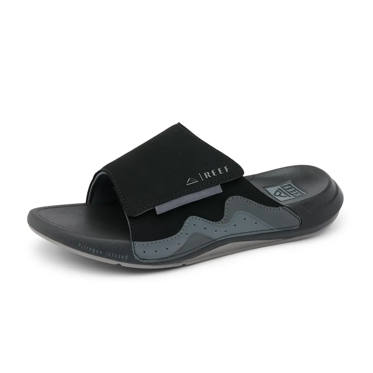 Reef Cruiser Slide Mens Sandal Black-grey 12