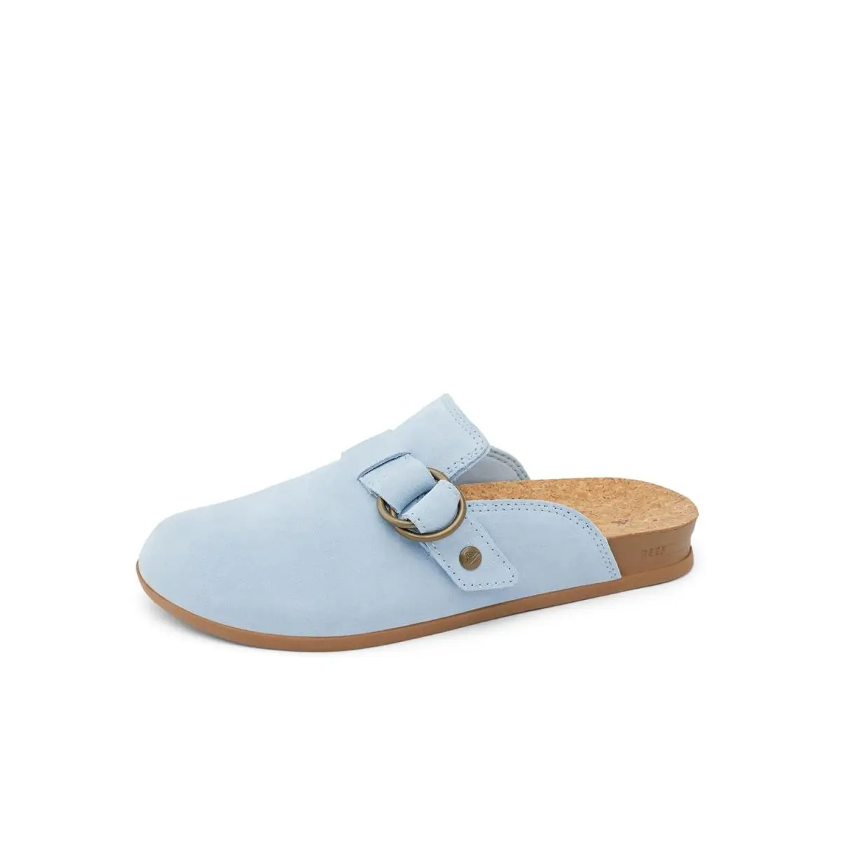 Womens Vista Clog Premium Leather Soft Molded Footbed Durable Outsole by Reef