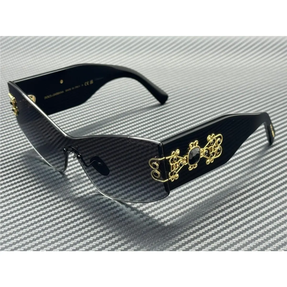 Dolce Gabbana DG4526B 501 8G Black Grey Gradient Women`s 70 mm Sunglasses